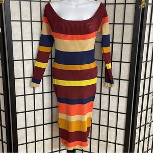 Love star ladies ribbed off the shoulder dress size 1X